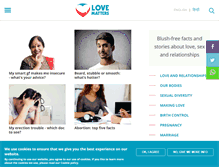 Tablet Screenshot of lovematters.in