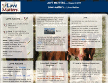Tablet Screenshot of lovematters.org